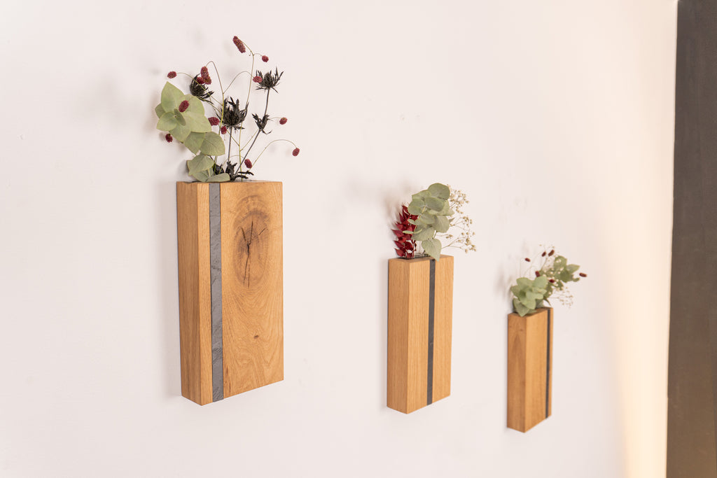 Wandvasen aus Massivholz 🌳 – GRUBENHOLZ®